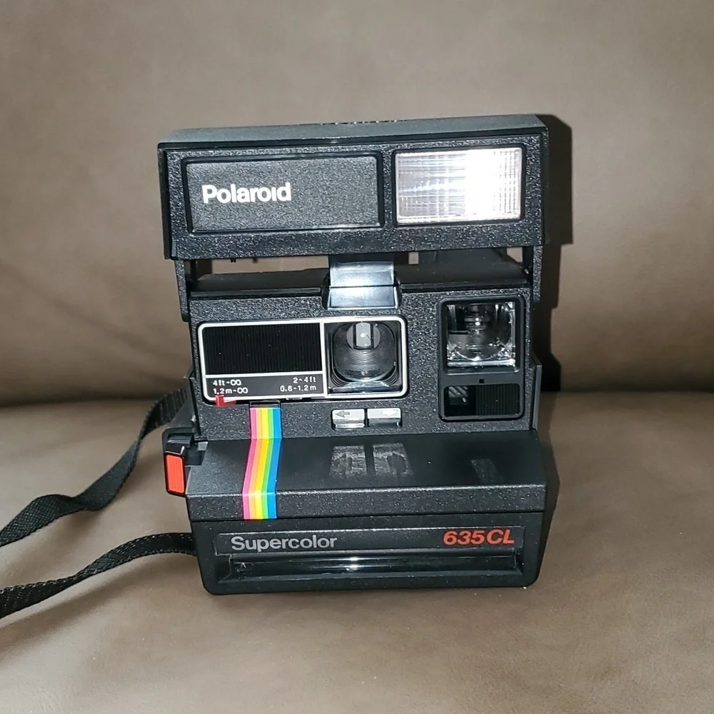 Polaroid Instant Camera Supercolor 635CL with Box (Untested)